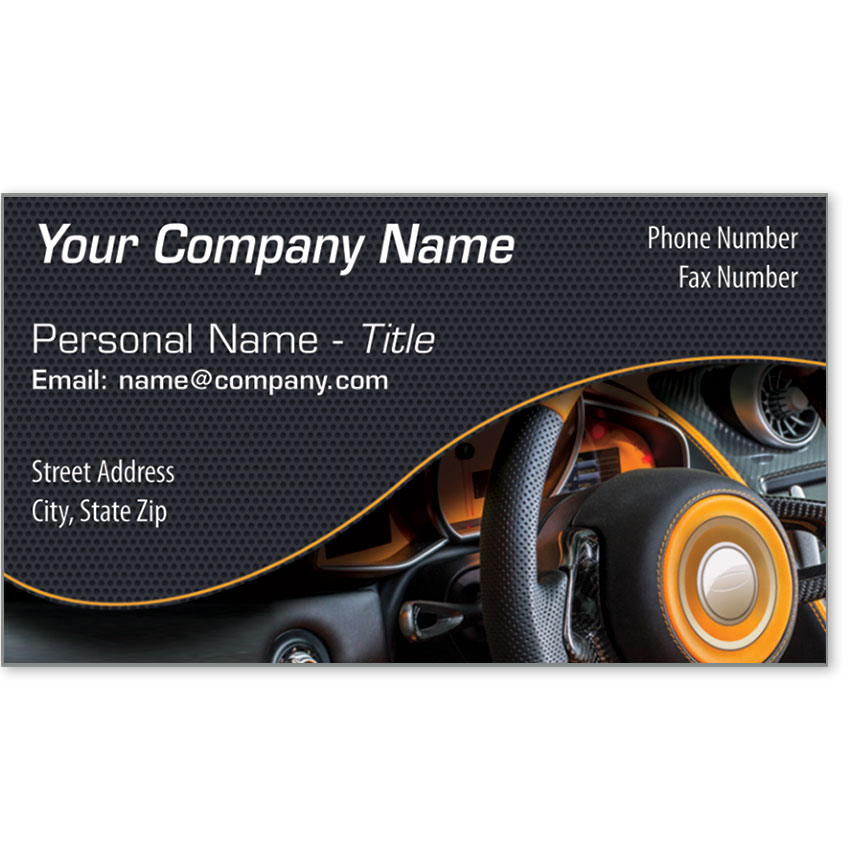 Free Printable Automotive Business Cards
